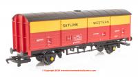 R60229 Hornby Railroad 45 Ton ZRA Closed Van - KDC201003 - Satlink Western - Era 8